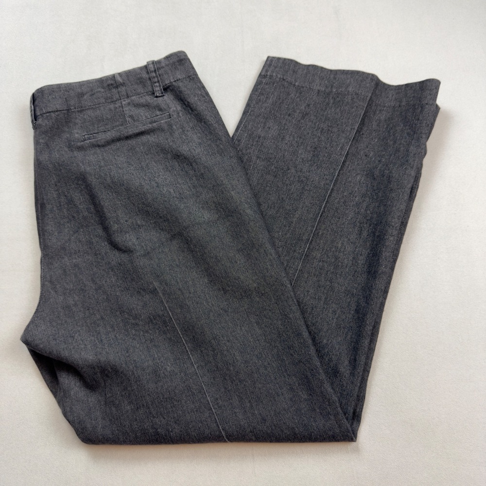 SANDRO Sportswear Women's Gray Sailor Style Button Detail Trousers Pants Size 14